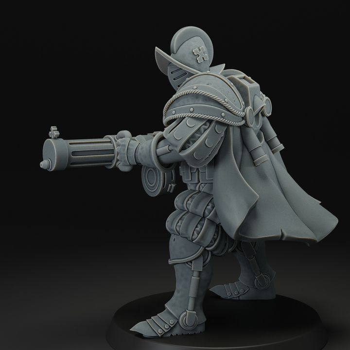 Trench Crusade - Heavy Infantry with Machine Gun