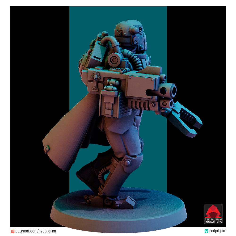 28mm Interrogator Thielemann with Bodyguard