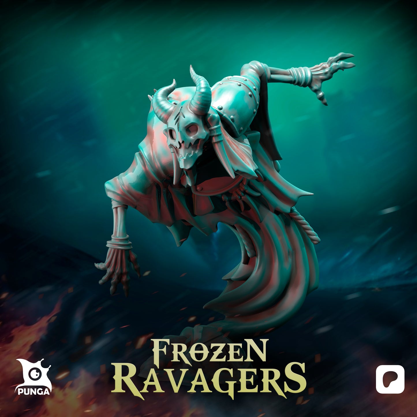 28mm Frozen Ravager Support Staff