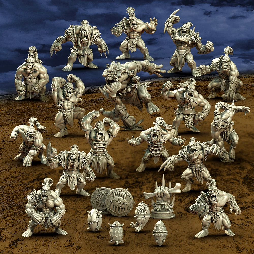 28mm Savage Orc Team