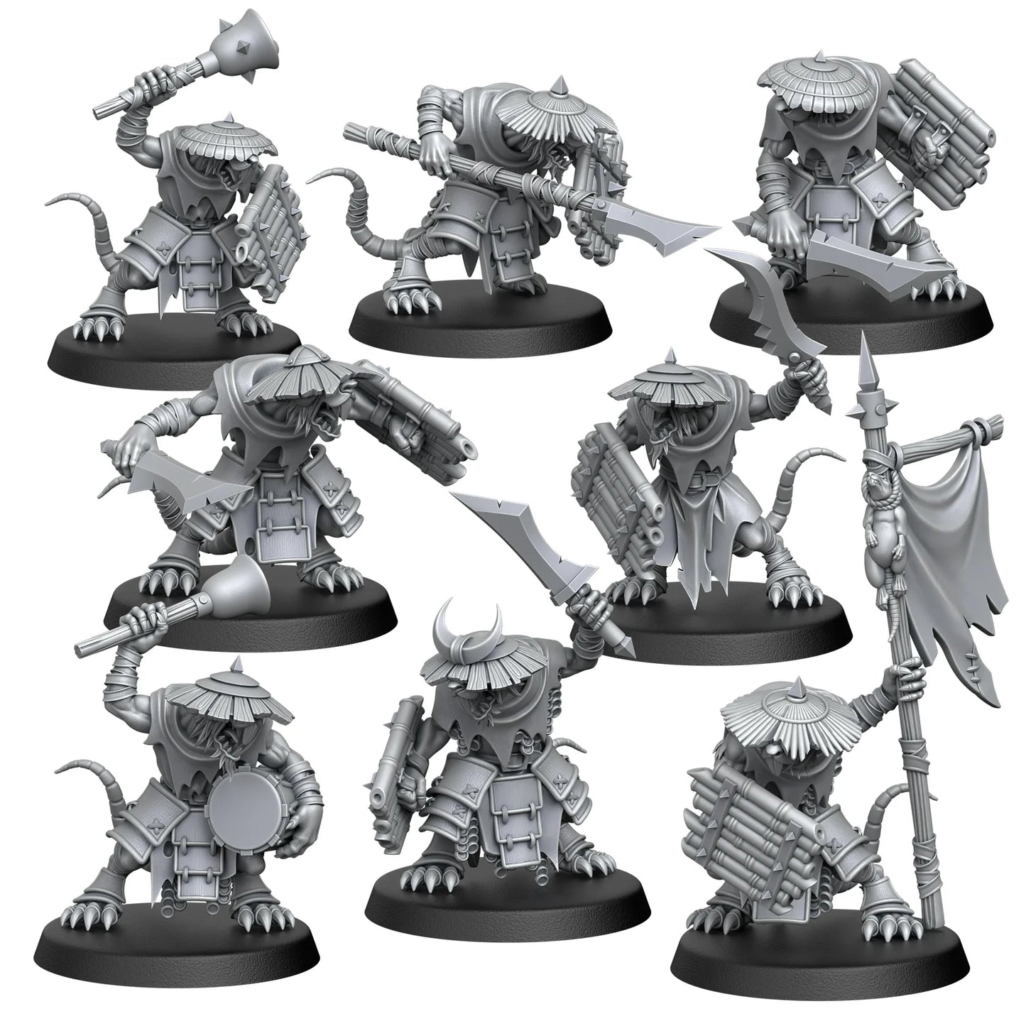 28mm Ratman Warriors