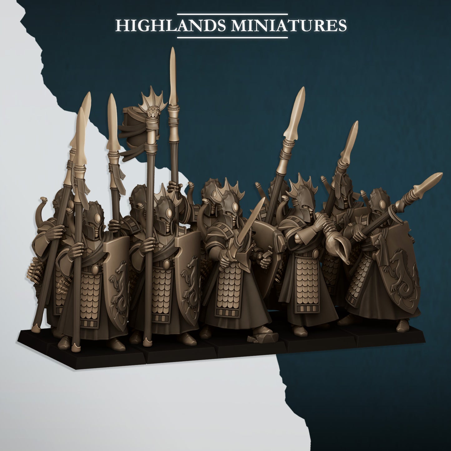 28mm Aegean Sea Guard - Aegean Elves