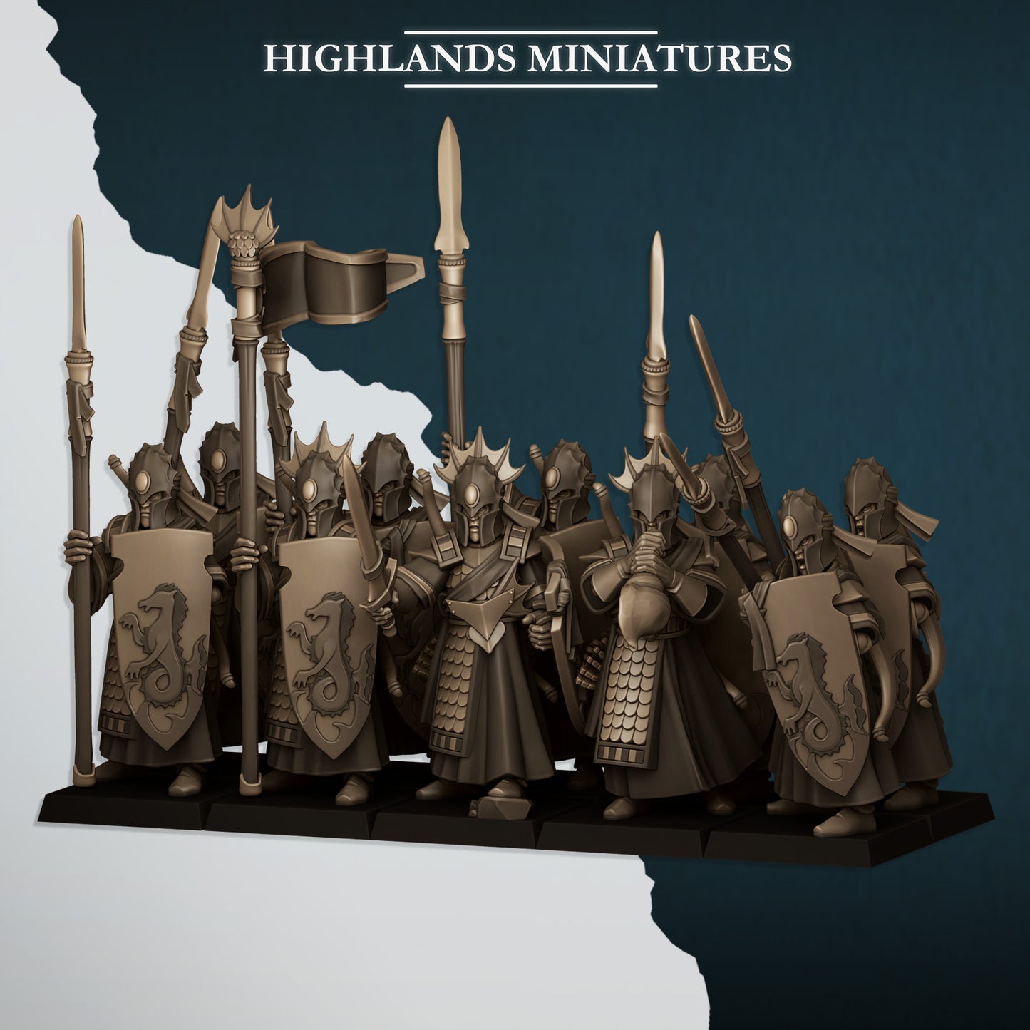 28mm Aegean Sea Guard - Aegean Elves