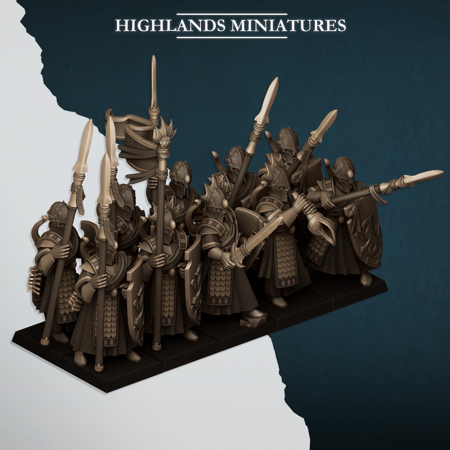 28mm Aegean Sea Guard - Aegean Elves