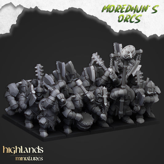 28mm Armoured Orcs - Orc & Goblin Tribes