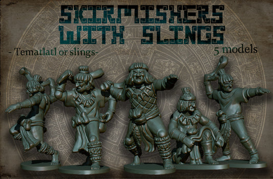 15mm Tematlatl Skirmishers
