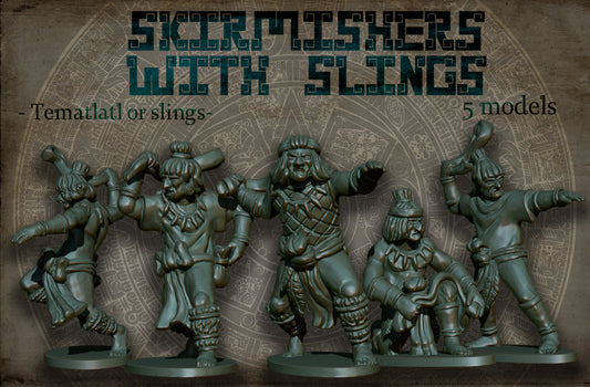 28mm Tematlatl Skirmishers