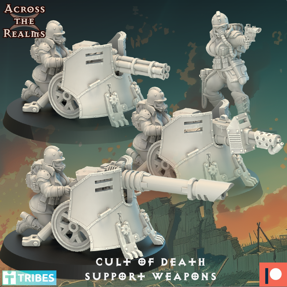 28mm Cult of Death Support Weapons