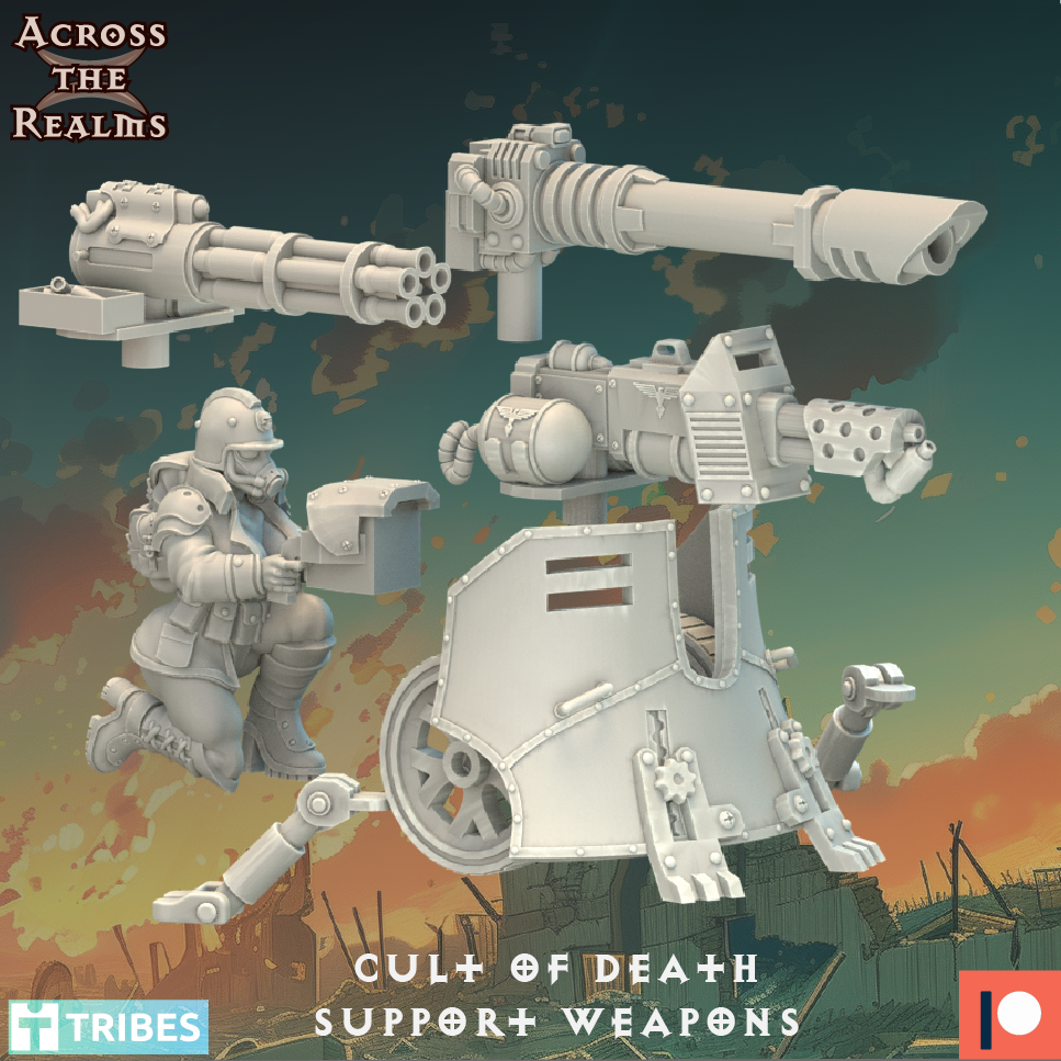28mm Cult of Death Support Weapons