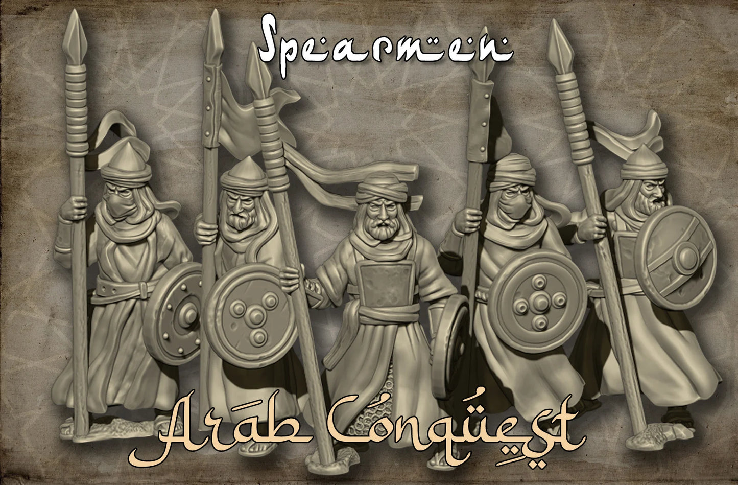 28mm Arab Spearmen