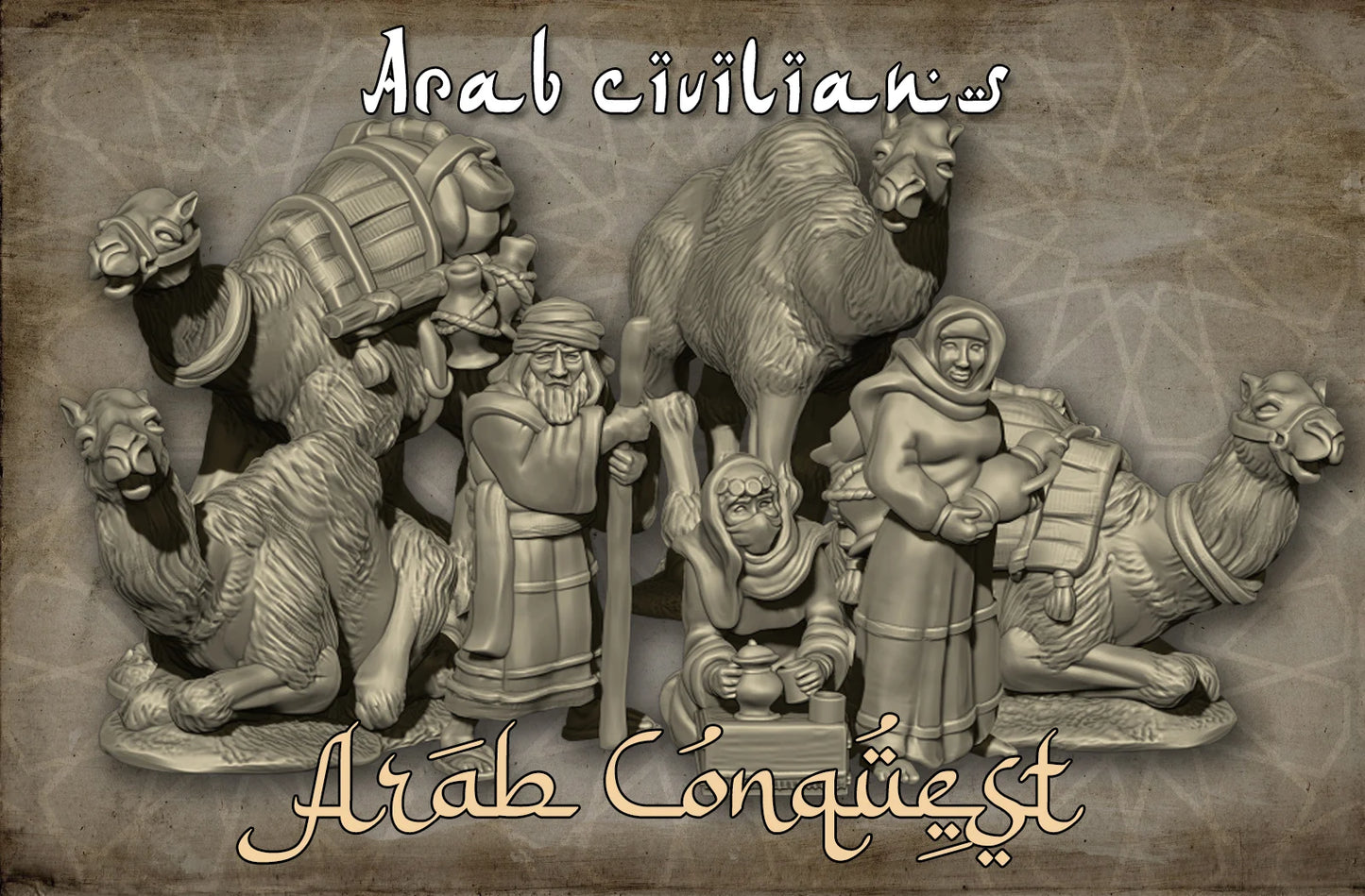 15mm Arab Civilians
