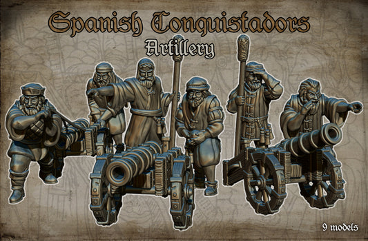 28mm Spanish Conquistador Artillery