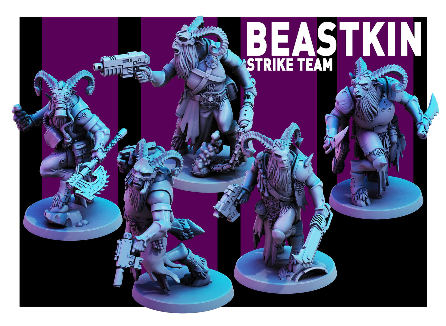 28mm Beastkin Strike Team