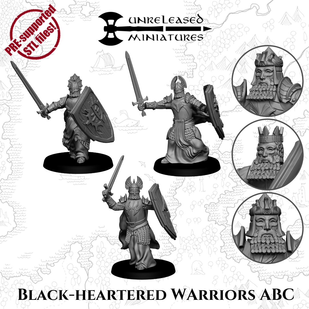 28mm Black-Hearted Warriors ABC