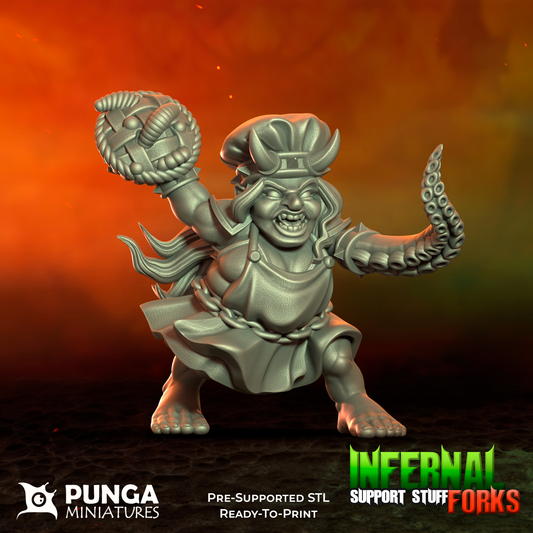 28mm Chaos Peggy Pie-Thrower Star Player