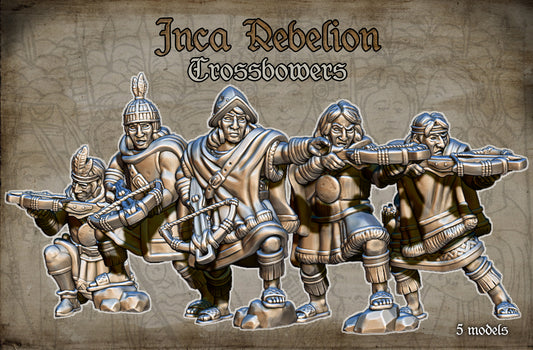28mm Inca Rebellion Crossbows