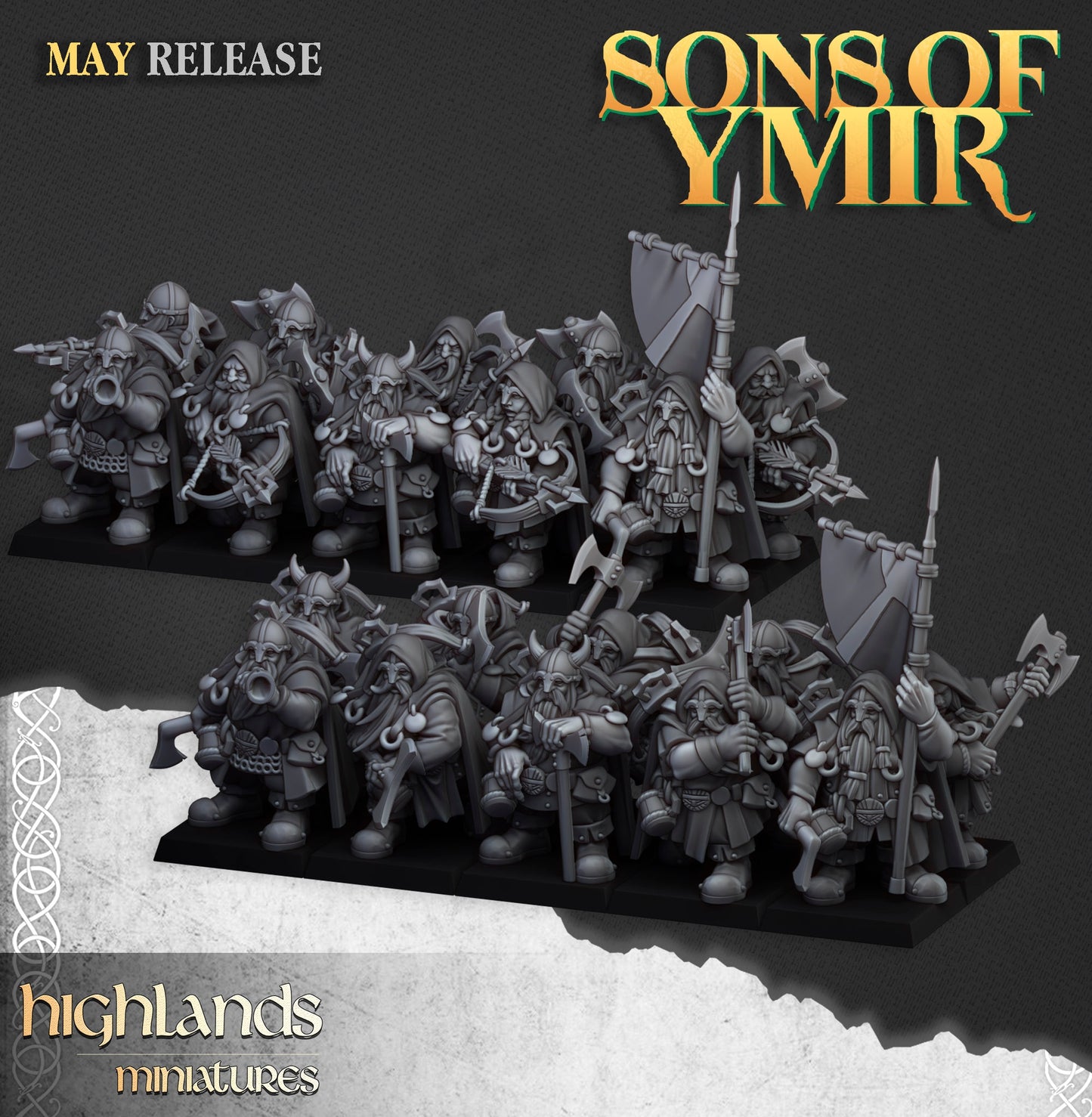28mm Rangers - Sons of Ymir