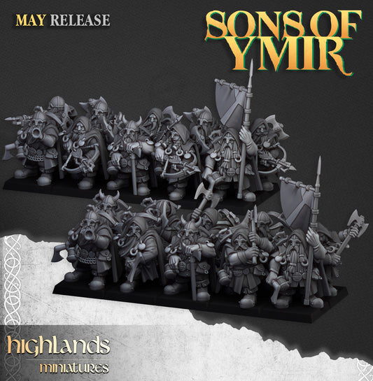 28mm Rangers - Sons of Ymir