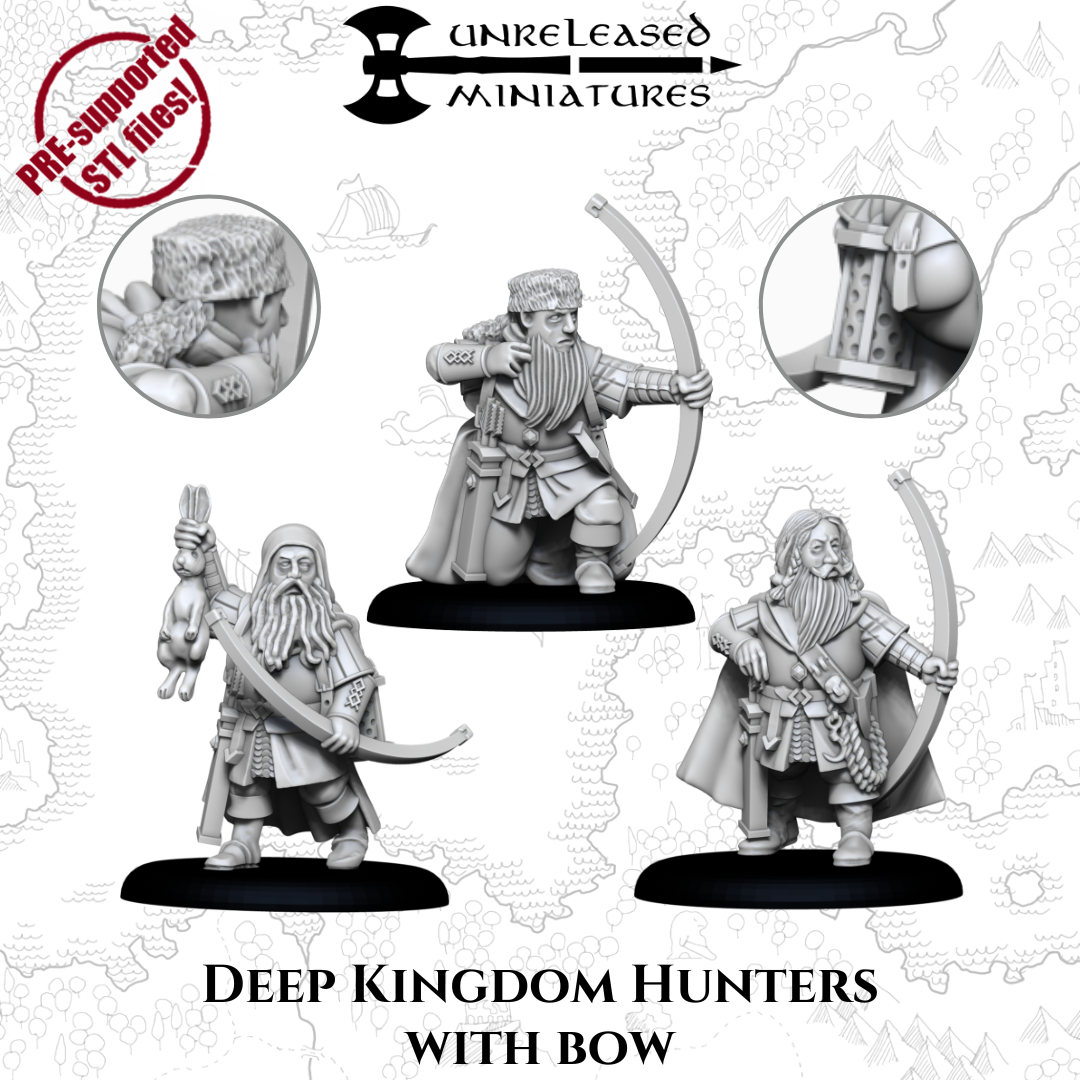 DEEP KINGDOM HUNTERS WITH BOWS