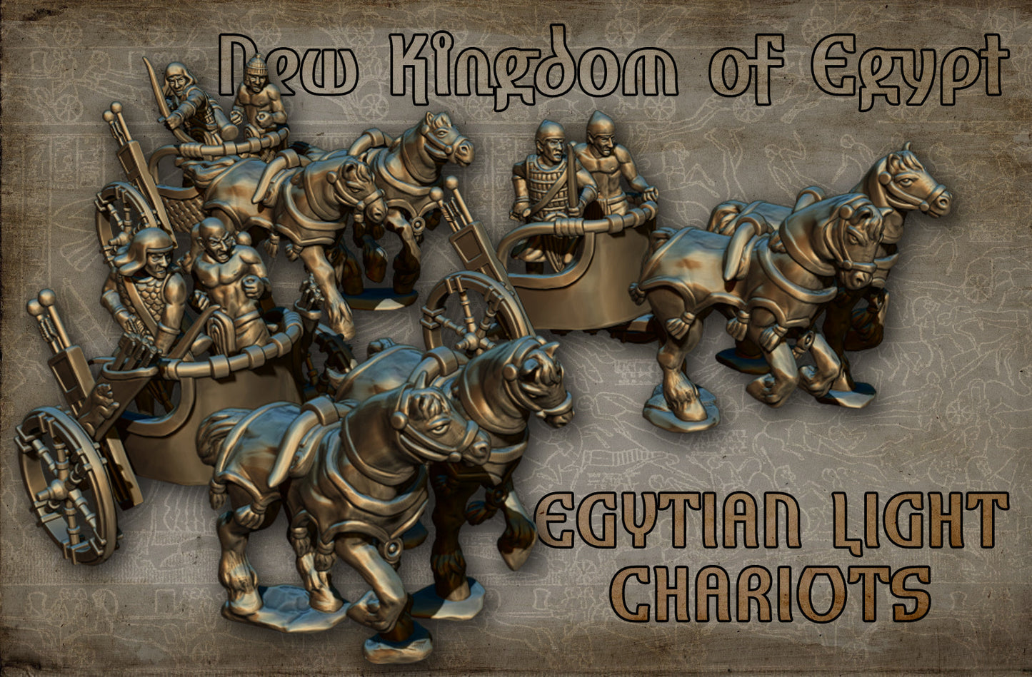 28mm Egyptian Light Chariots