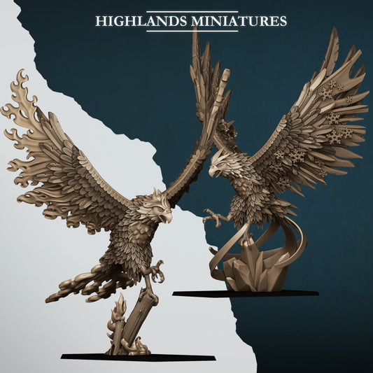 28mm Fire and Ice Phoenix