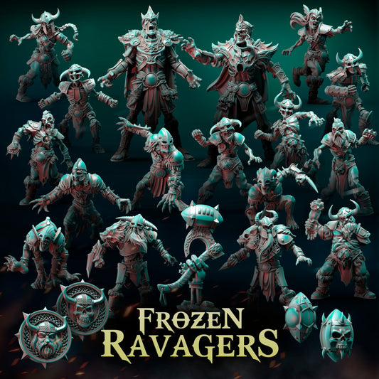 28mm Frozen Ravager Team