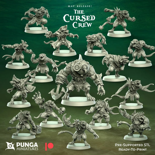 28mm Pi'Rat Cursed Team