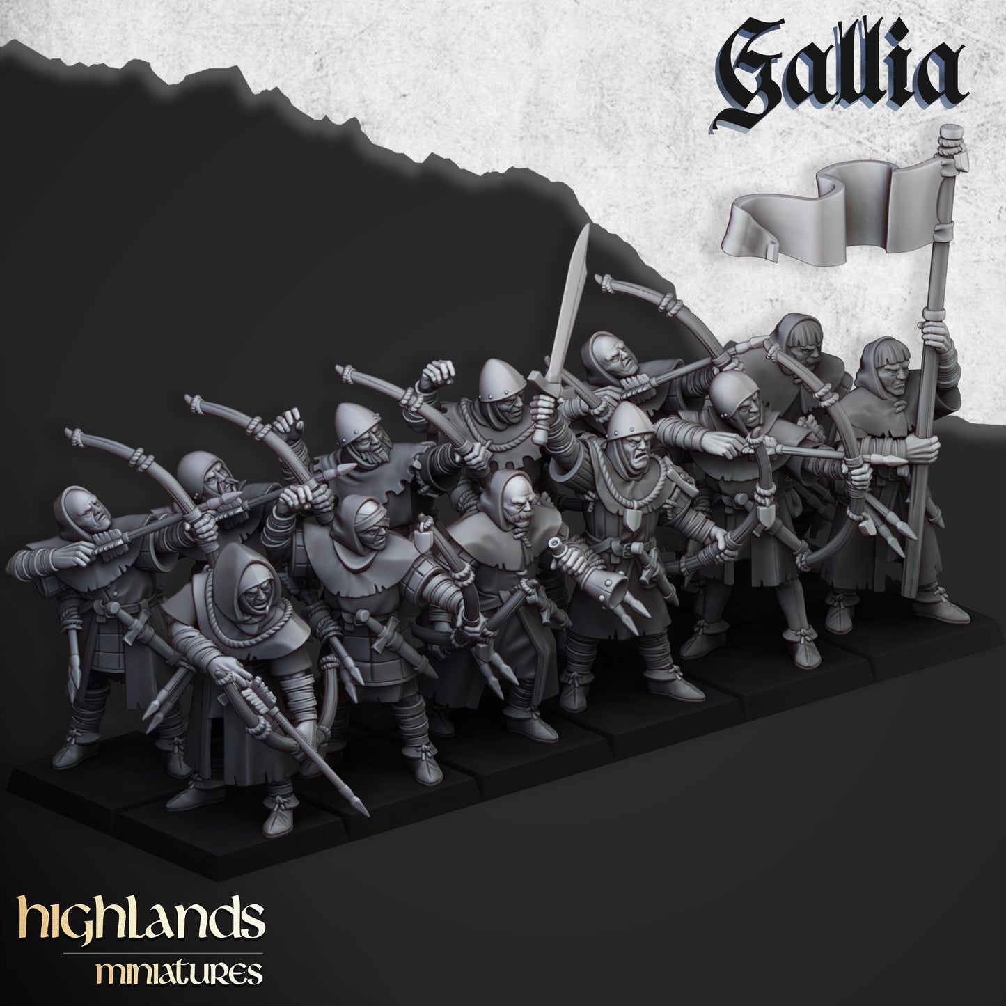 28mm Bowmen - Gallia
