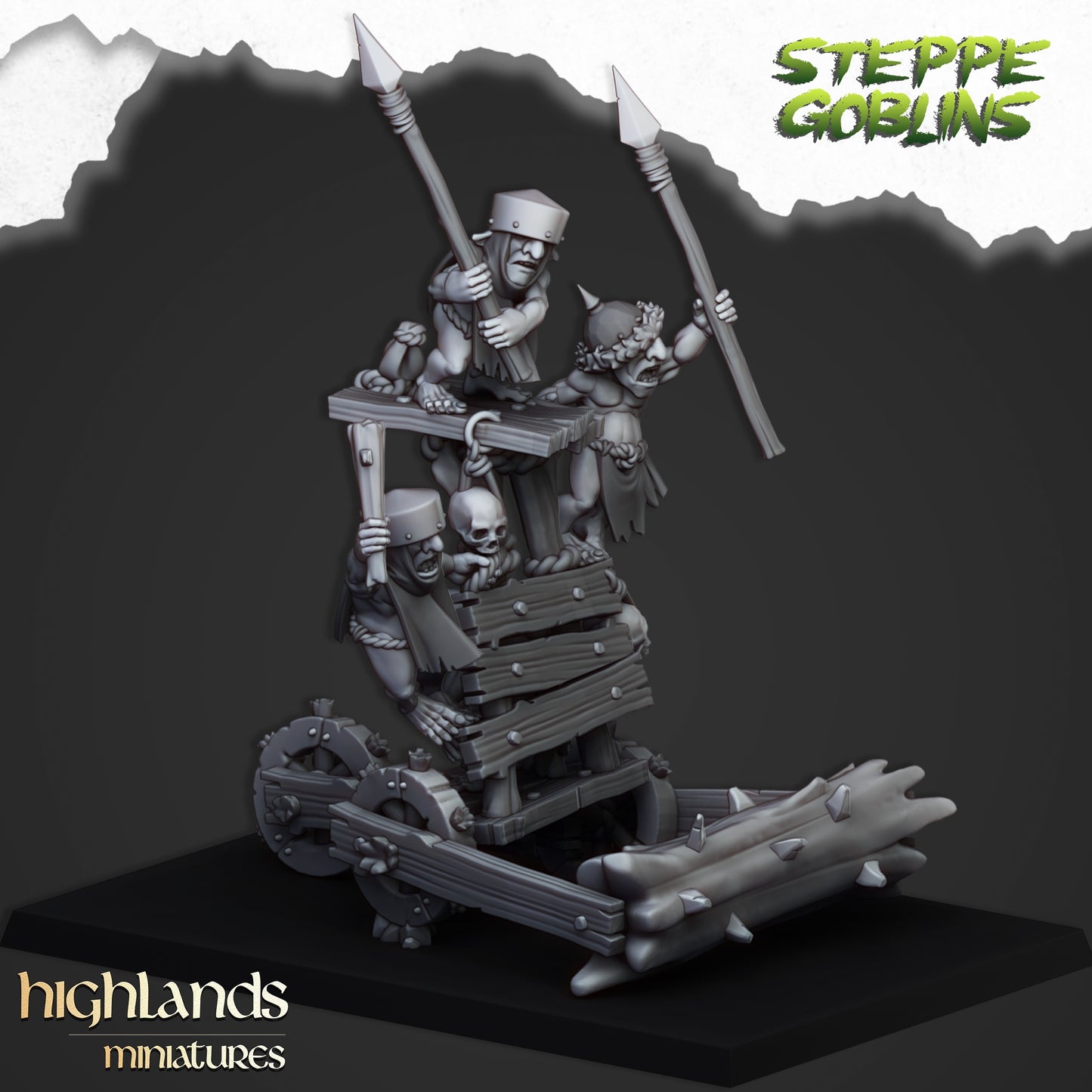 28mm Steppe Goblors Roller - Orc & Goblin Tribes