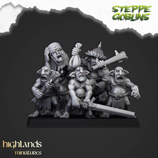 28mm Steppe Goblors  - Orc & Goblin Tribes