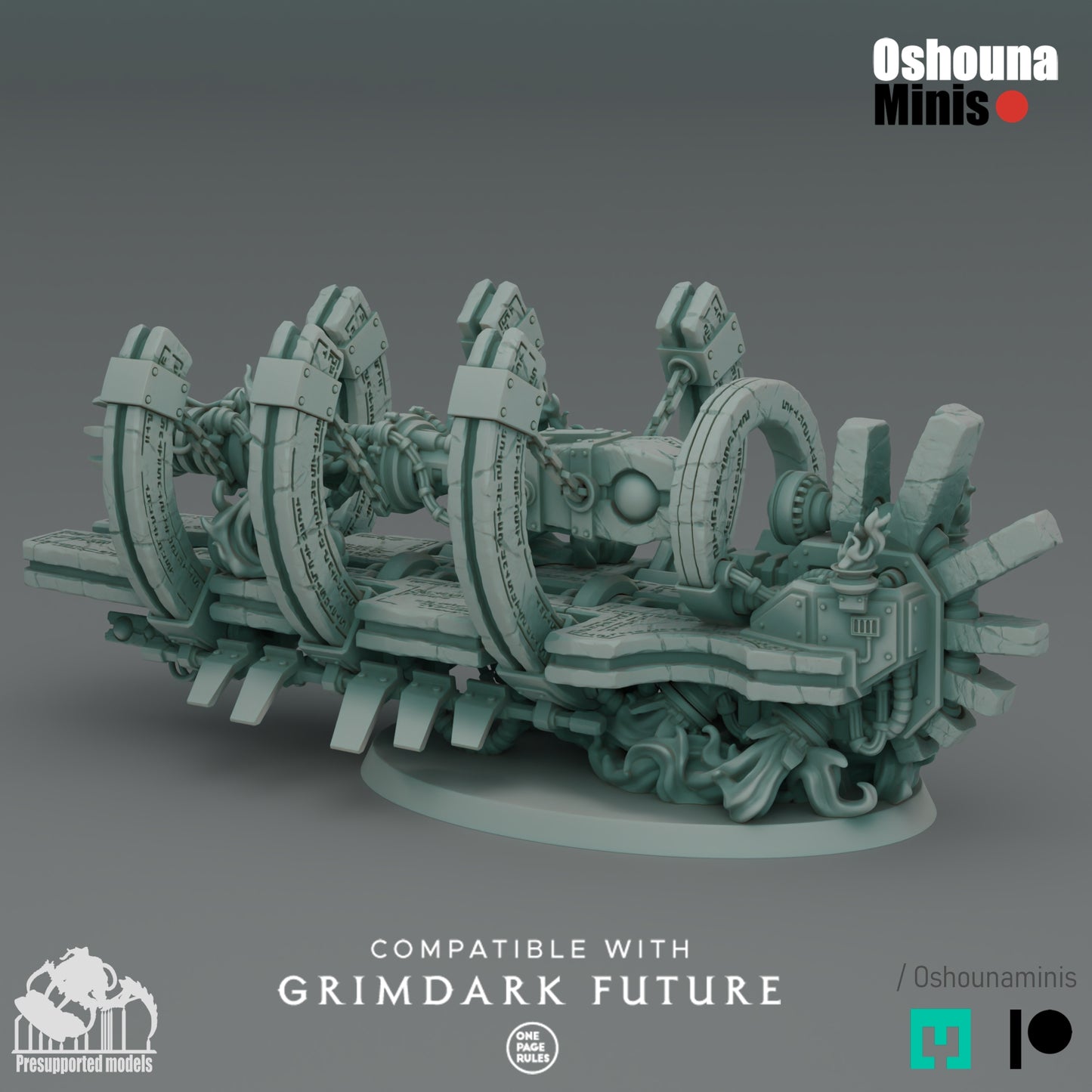 28mm Doomed Empire - Gong Cannon