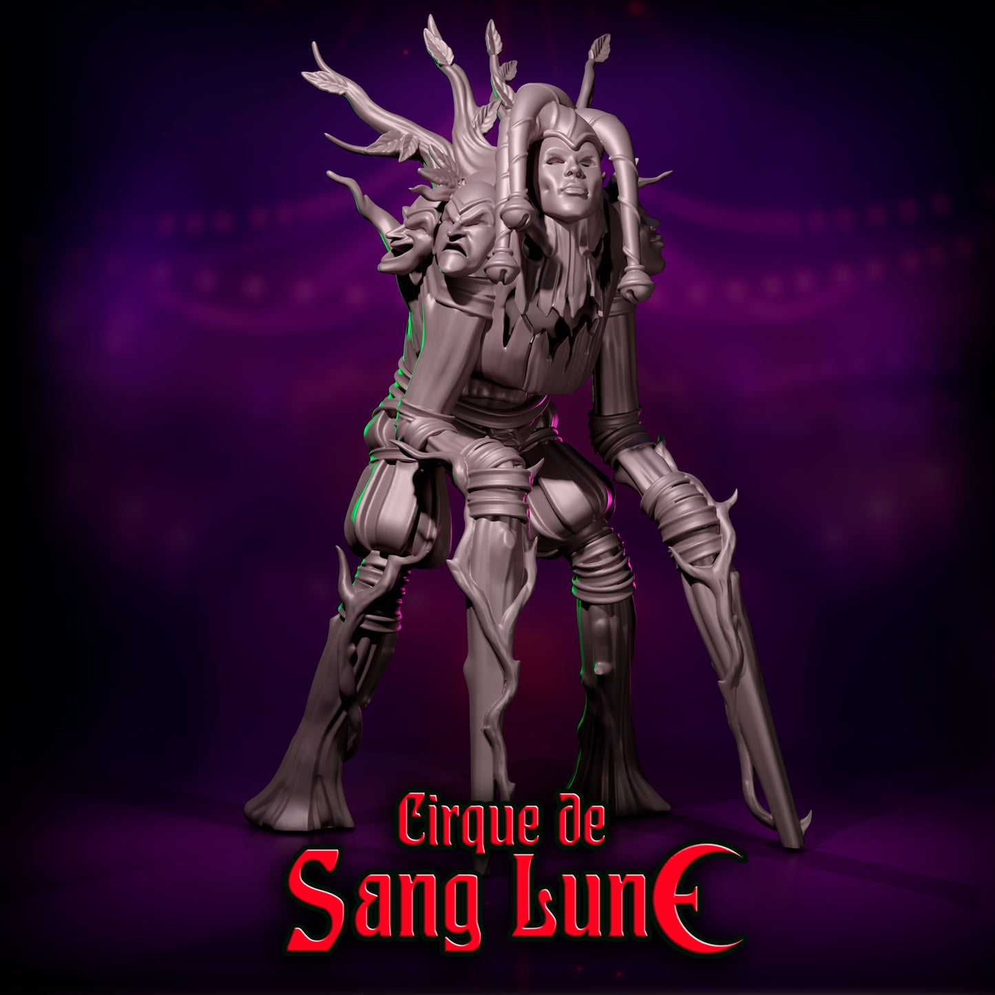 28mm Cirque de Sang Lune Support Staff