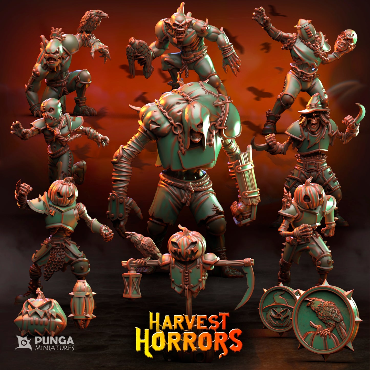 28mm Harvest Horror Team