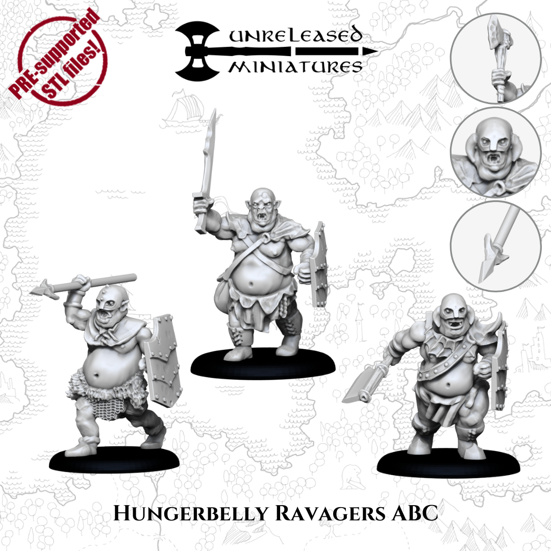 28mm Hungerbelly Ravagers ABC