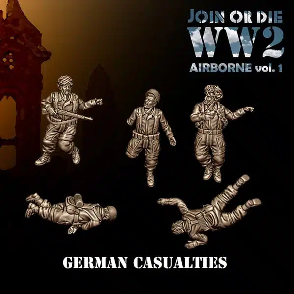 28mm German FALLSCHIRMJÄGER Casualties