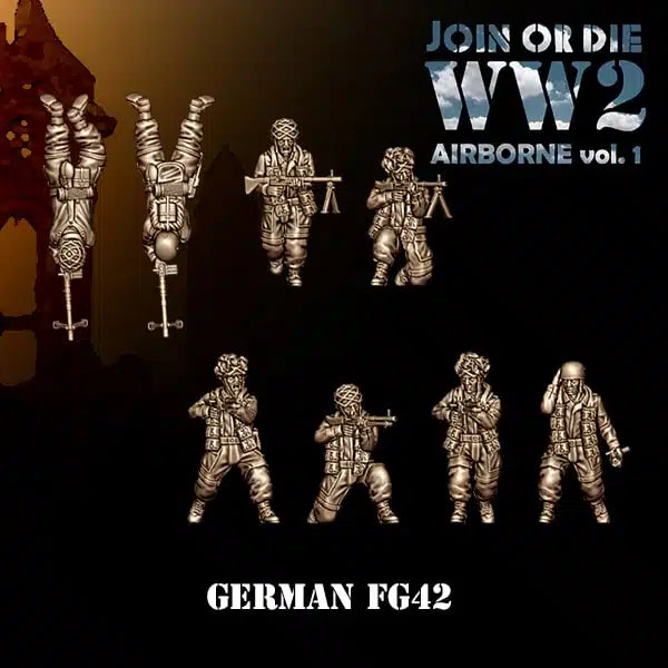 28mm German FALLSCHIRMJÄGER FG42