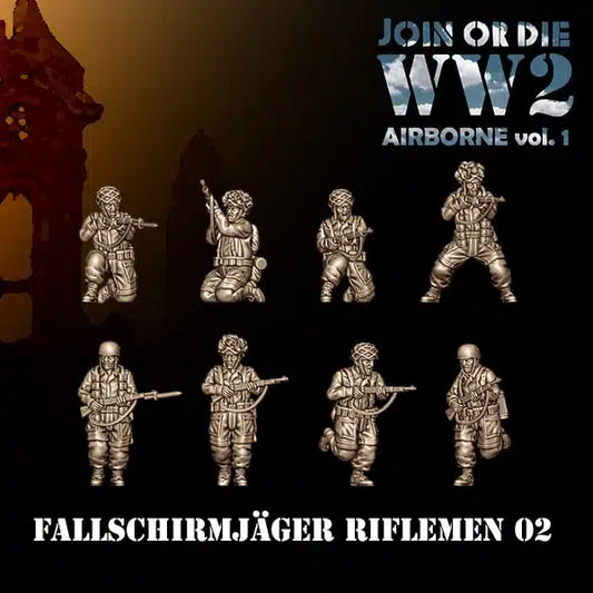 28mm German FALLSCHIRMJÄGER Riflemen 02
