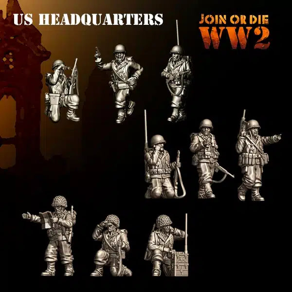 28mm US Army G.I. Headquarters