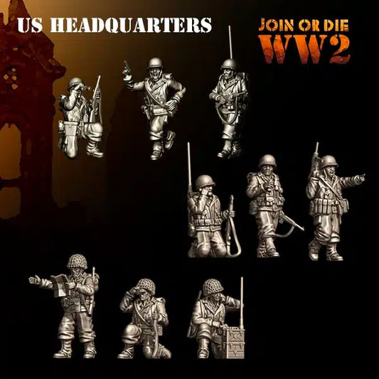 28mm US Army G.I. Headquarters