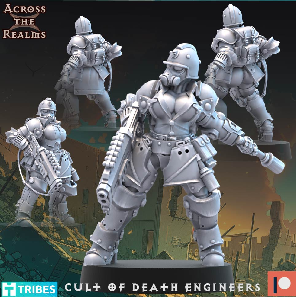 28mm Cult of Death Engineers