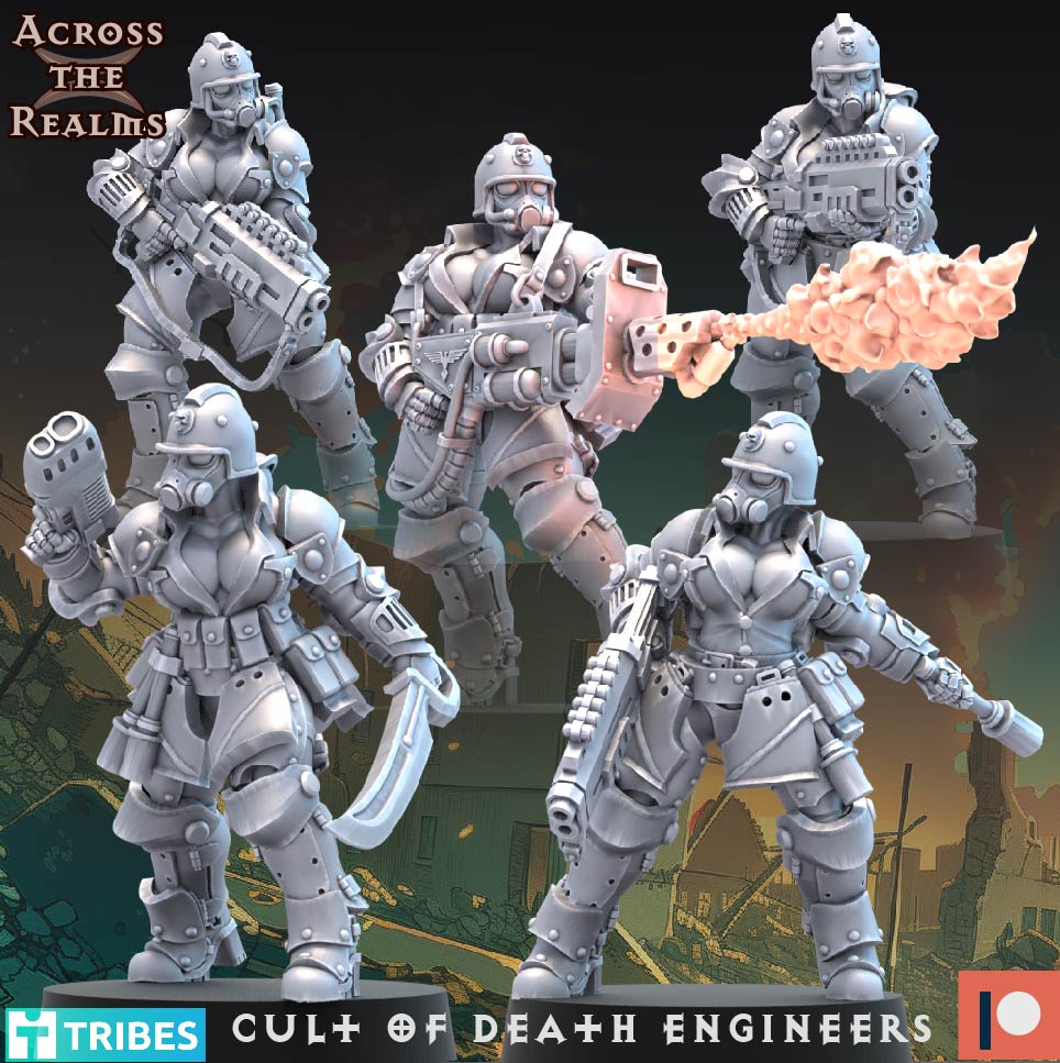 28mm Cult of Death Engineers