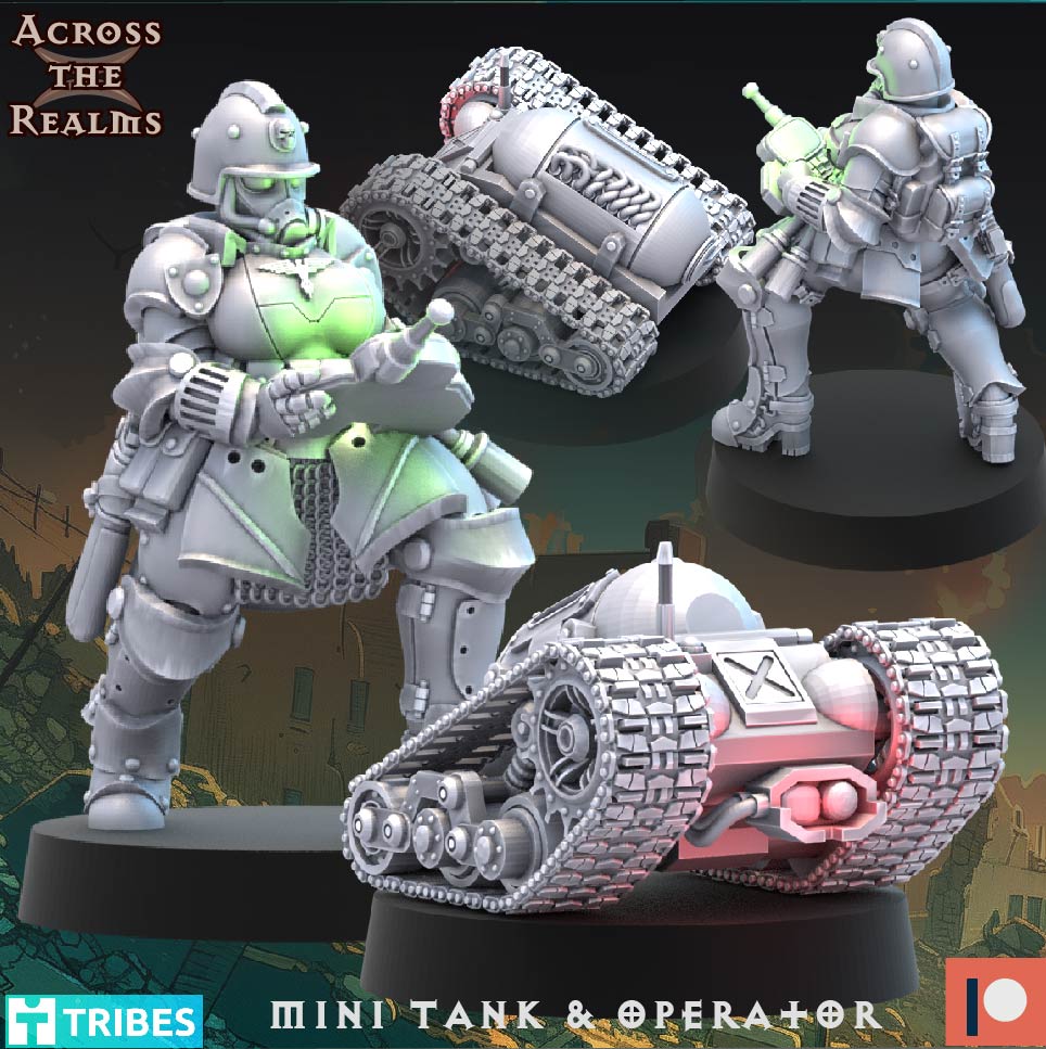 28mm Mini Tank & Operator