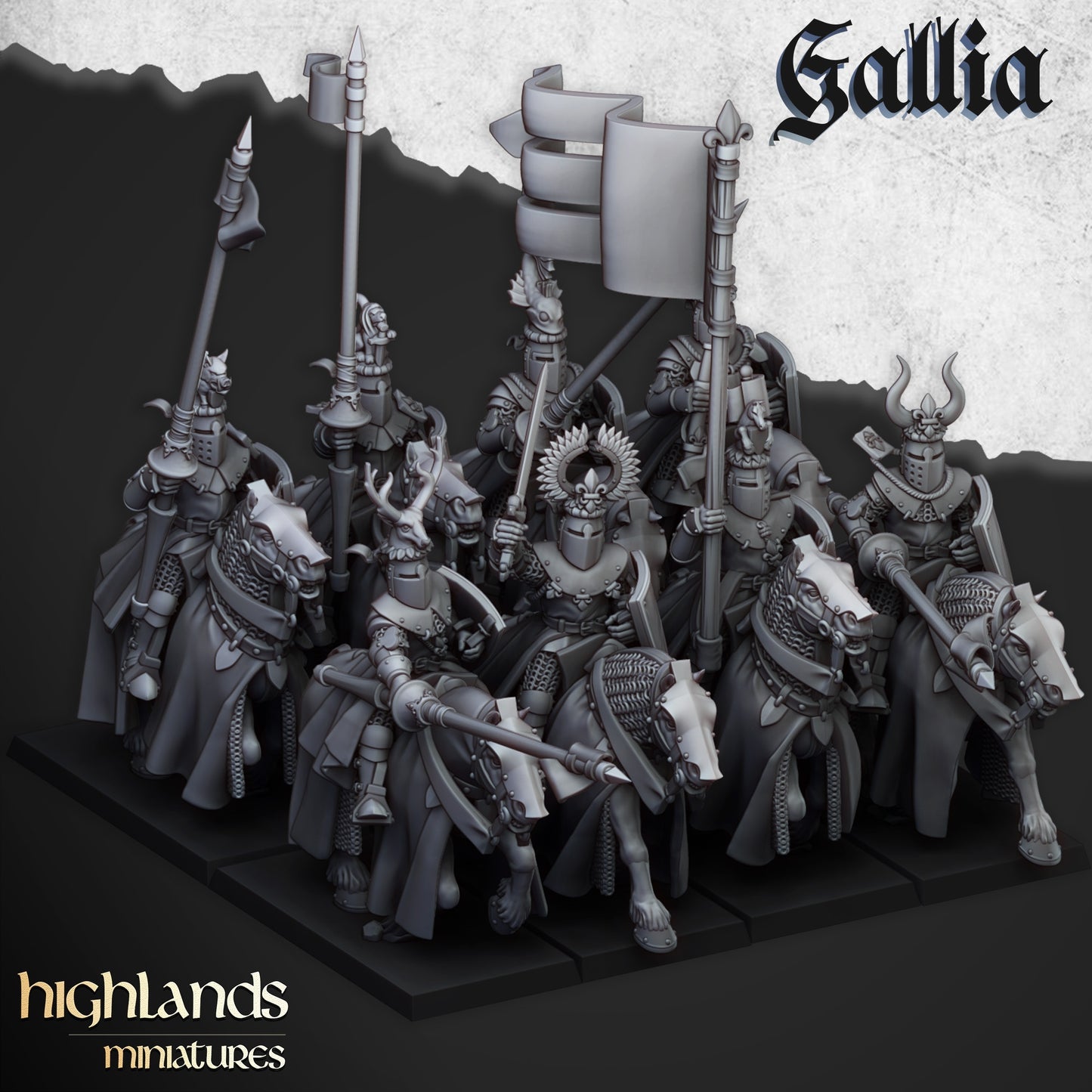 28mm Grail Knights - Gallia