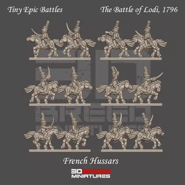 Battle of Lodi - 10mm French Hussars