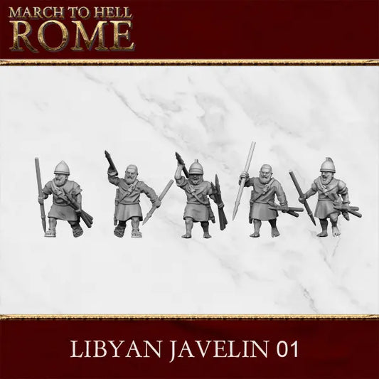 15mm Carthaginian Infantry with Javelins