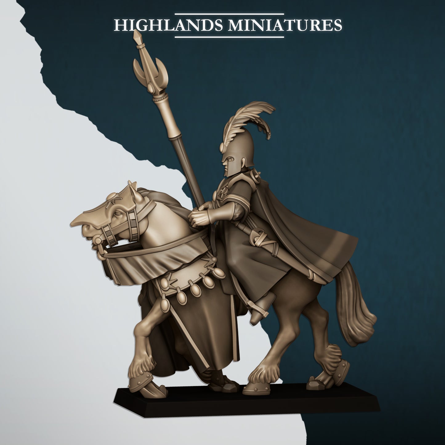 28mm Mage on Horse - Aegean Elves