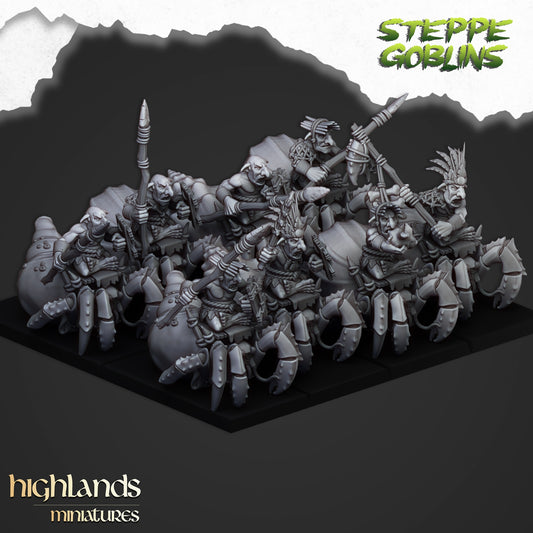 28mm Mounted Coast Goblins - Orc & Goblin Tribes