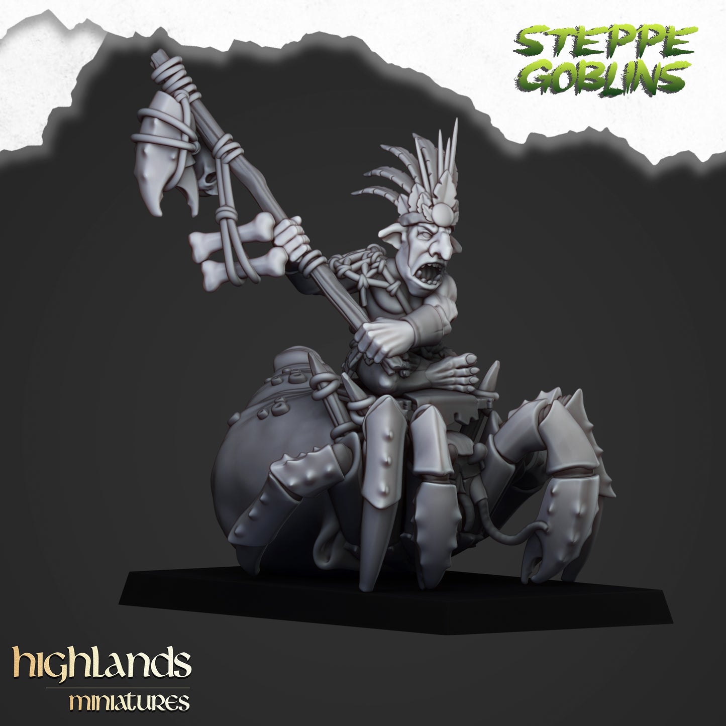 28mm Mounted Coast Goblins - Orc & Goblin Tribes