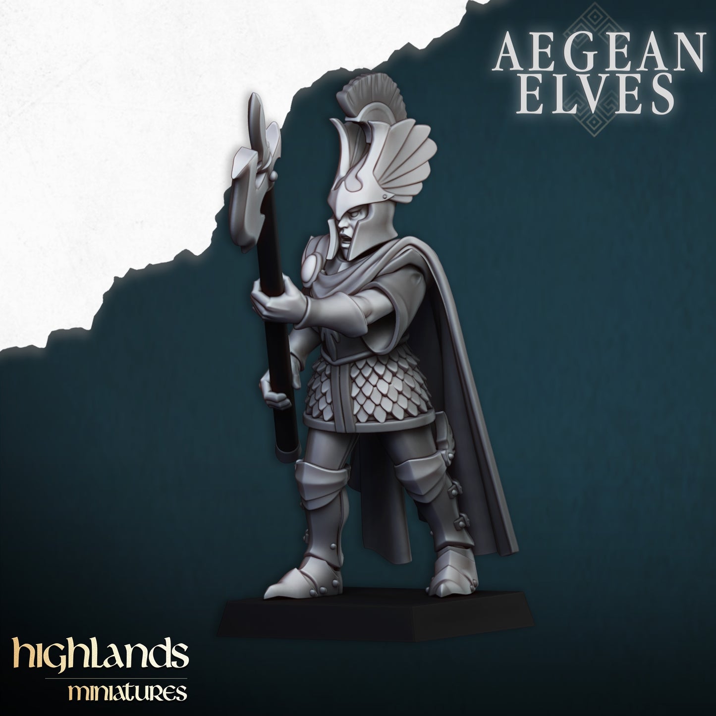 28mm Mycenaean Guard - Aegean Elves