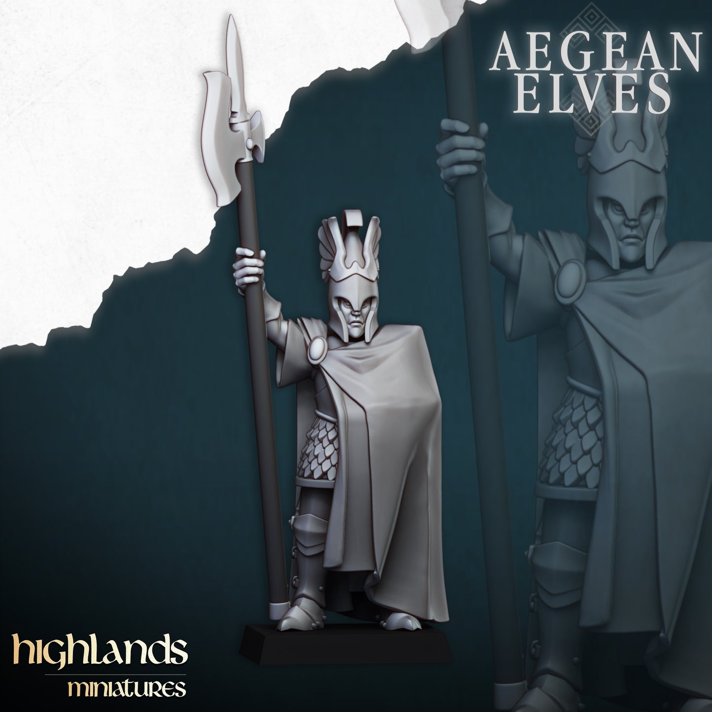 28mm Mycenaean Guard - Aegean Elves